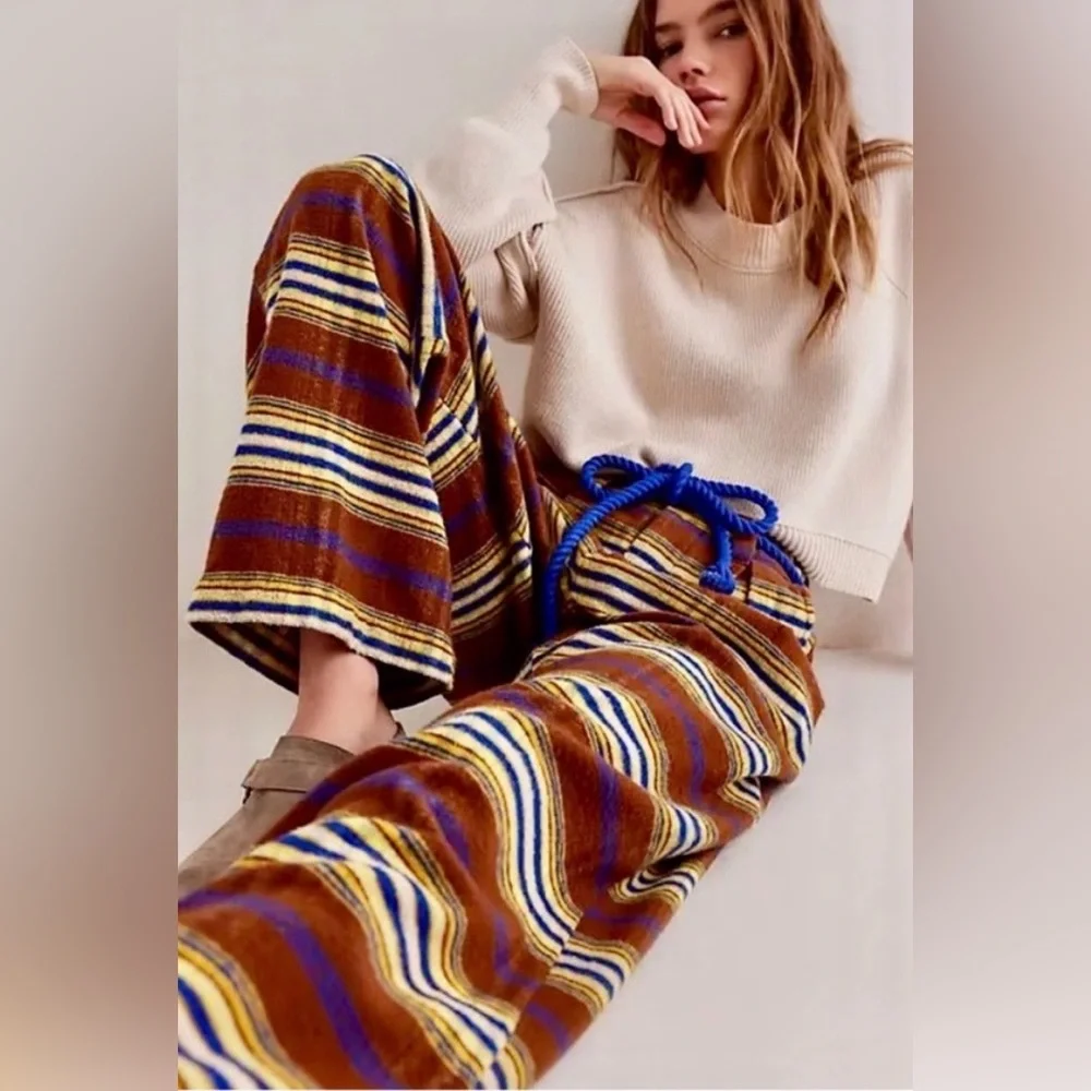 Free People Plaid Cotton Pants - Picture 4 of 14